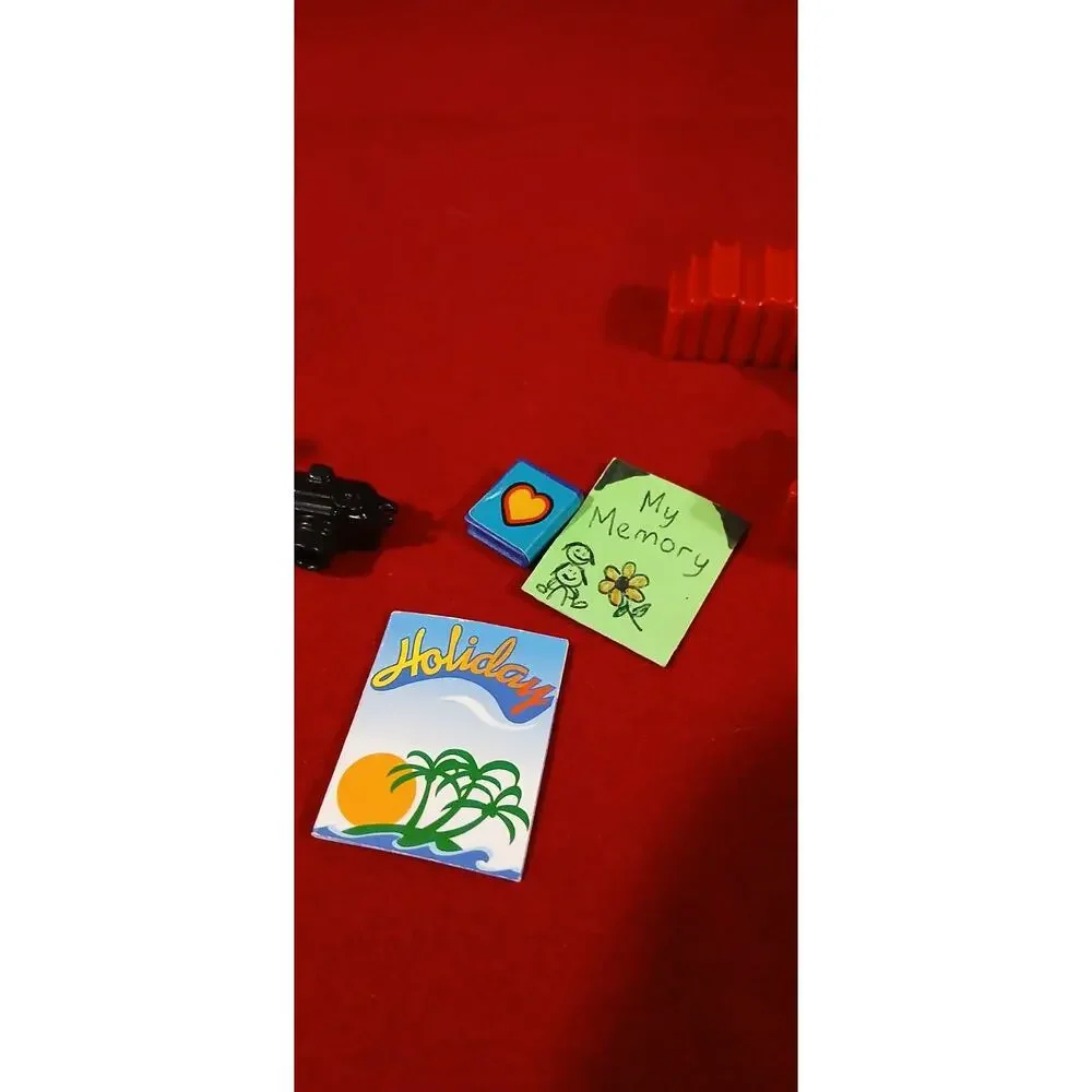 Playmobil Home Decor Book Clock Umbrella Camera Movie Camera Light Pic Frame lt